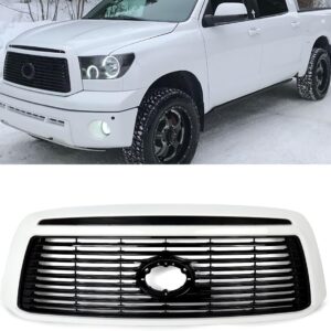 White Front Bumper Grille for 2010-2013 Toyota Tundra
