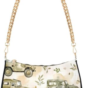 BOENLE Crossbody Bag for Women - Green Leaf Tote