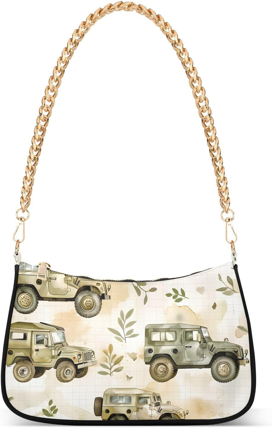 BOENLE Crossbody Bag for Women - Green Leaf Tote