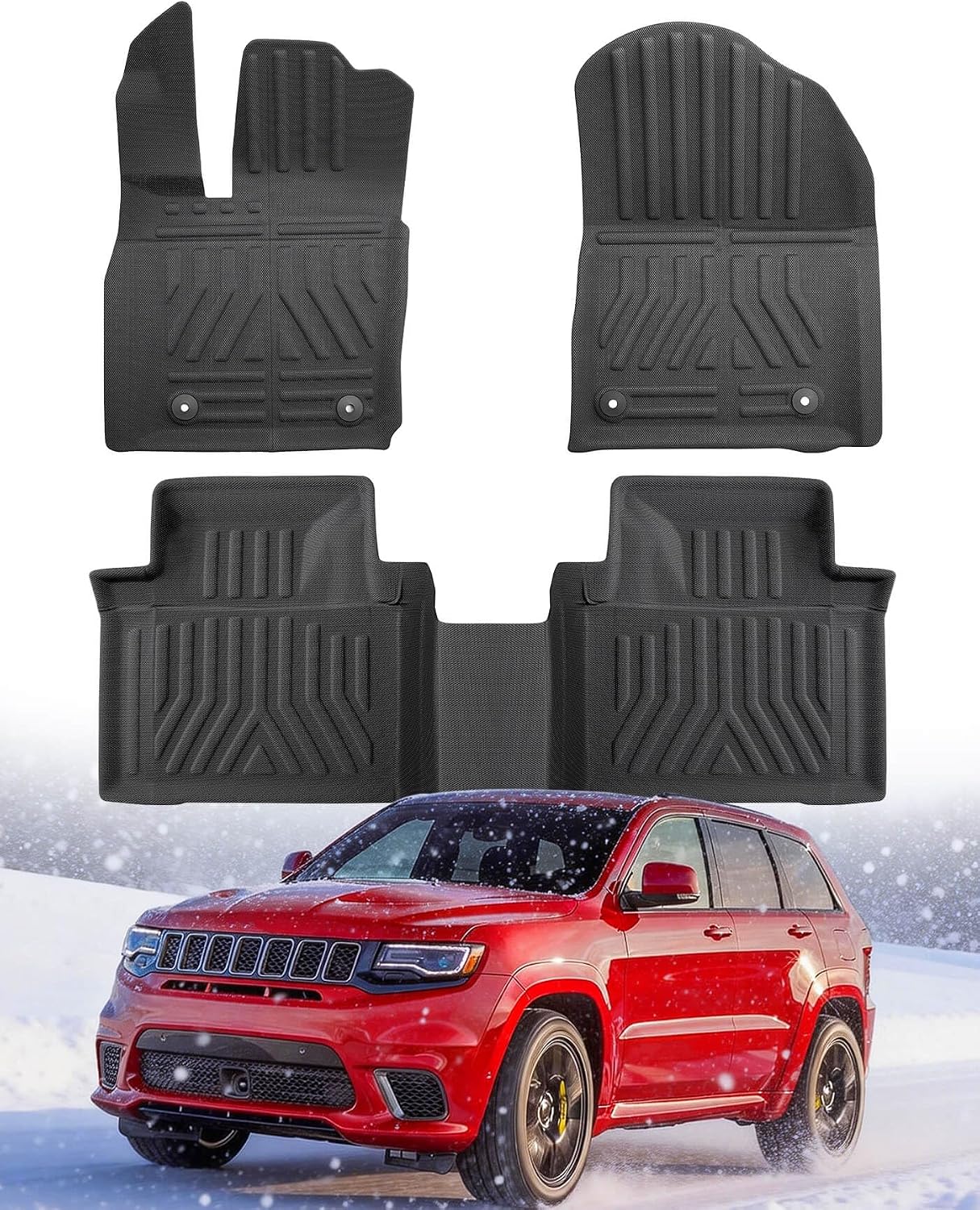 Jeep Grand Cherokee Floor Mats 2011-2021 | 3PCS XPE Liners