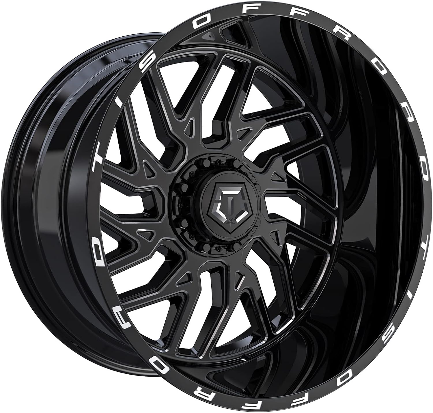TIS 544BM Black Wheel 20x12in -44mm Offset