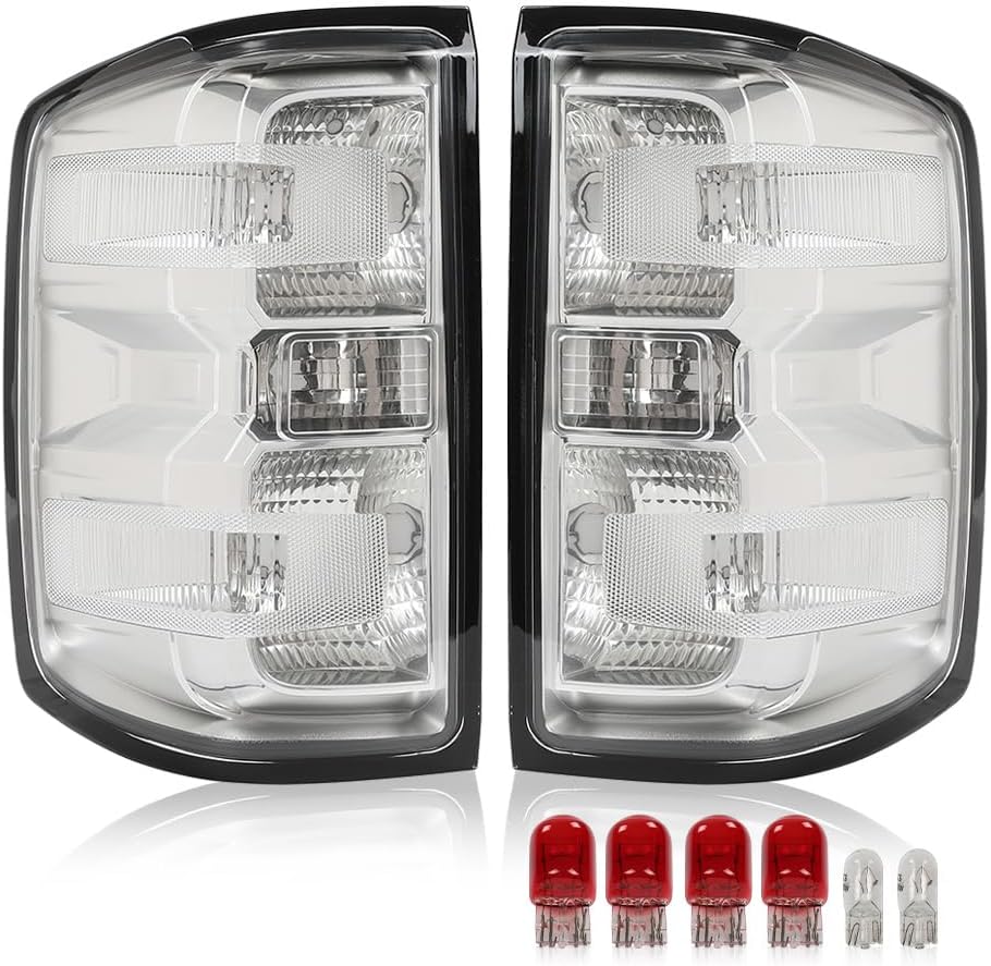 G-PLUS Tail Lights Fit 2014-2019 Chevy Silverado 1500
