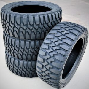 Set of 4 Evoluxx Rotator M/T 37x13.50R22 Tires