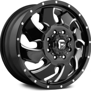 FUEL D574 Cleaver Wheel 20x8.25in Gloss Black +105mm