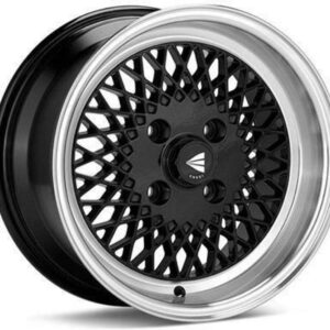 15x8 Enkei 92 Black Wheels 4x100 Bolt Pattern
