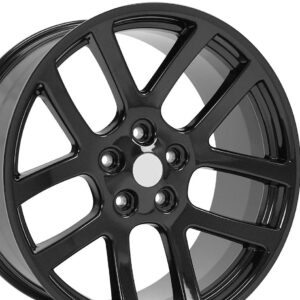 OE Wheels DG51 22" Rim Fits Ram SRT 5x139.7 Gloss Black