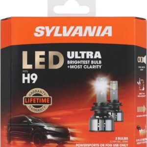 SYLVANIA H9 LED Ultra Fog Lights - 6000K White - Direct Fit