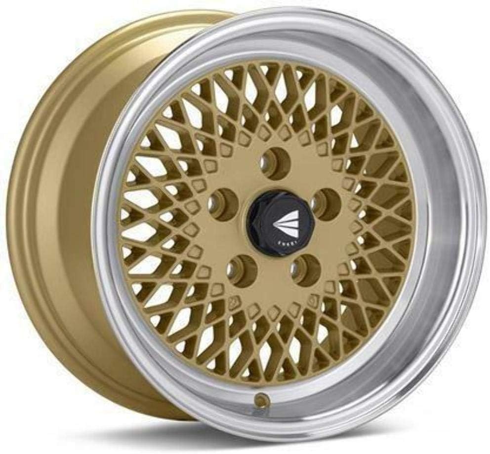 Enkei 15x7 Wheels 4x100 Gold Machined Lip