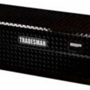 Tradesman 60in Aluminum Truck Tool Box - Black