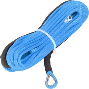 4.8mm x 15m Synthetic Winch Rope 5500lbs ATV/UTV