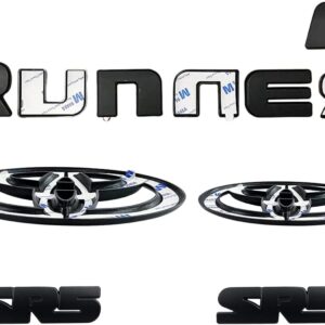 ABS Emblem Overlays for 4Runner 2010-2024 - Matte Black - 11pcs