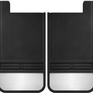 Husky Liners Universal Mud Flaps - 12" w/Weight - Black