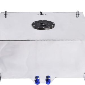 20 Gal Aluminum Fuel Tank w/ Level Sensor - Silver