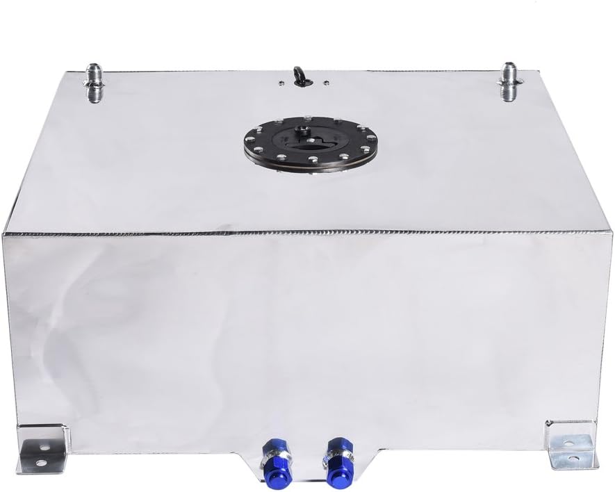 20 Gal Aluminum Fuel Tank w/ Level Sensor - Silver