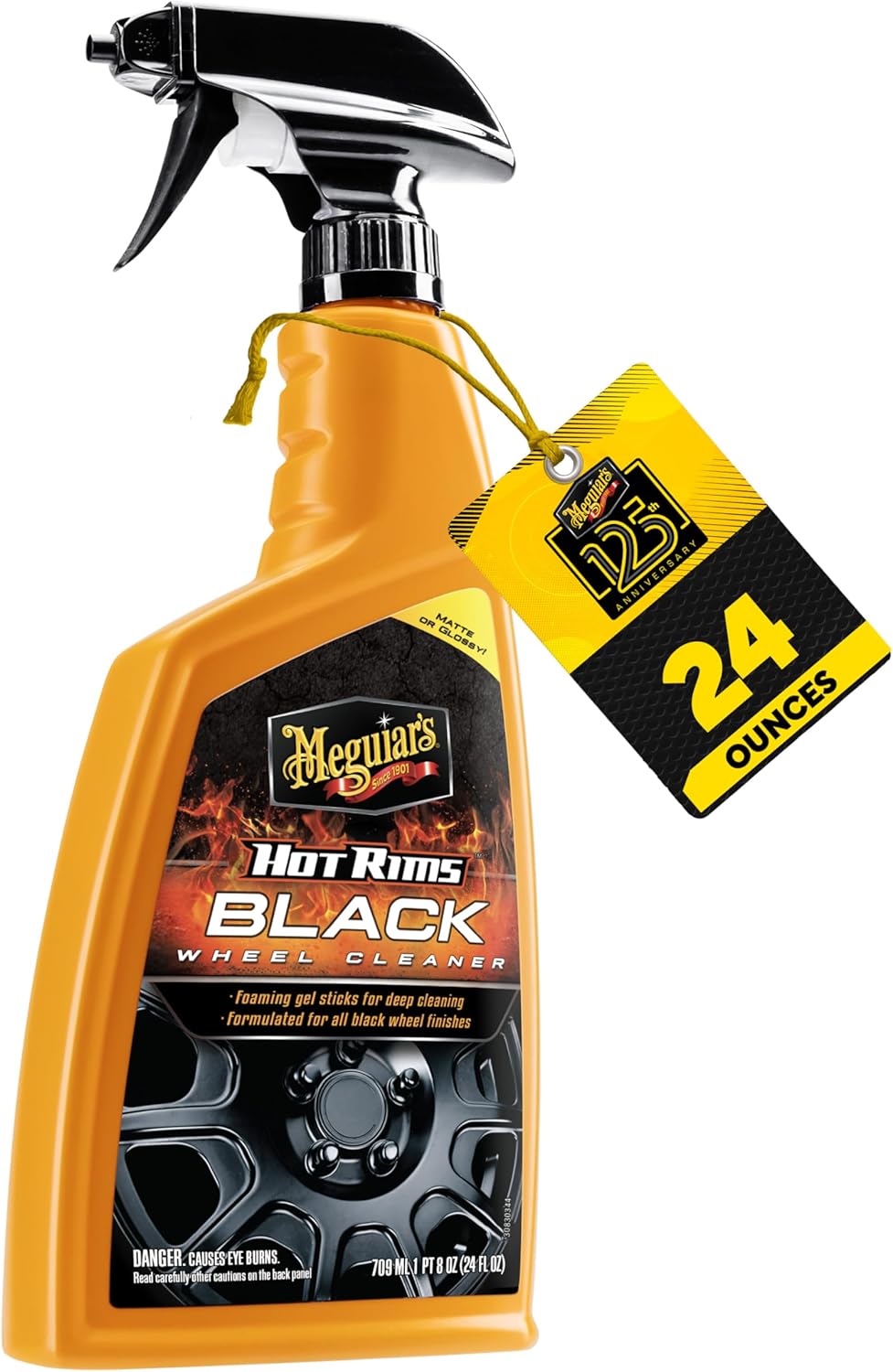 Meguiar's Hot Rims Black Wheel Cleaner, 24 Oz