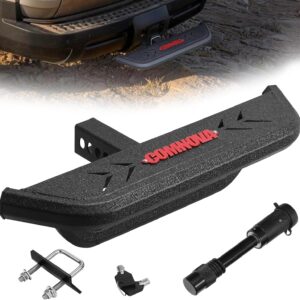 COMNOVA 2in Hitch Step, Heavy-Duty Carbon Steel, 6in Step