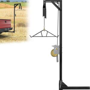 YITAMOTOR 500lb Hitch Game Hoist, Deer Cleaning Winch Set