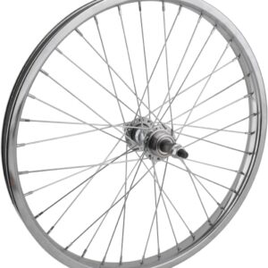 WheelMaster 20" Rear Bike Wheel, Steel, 36H, Silver