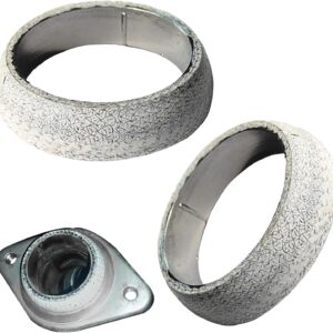SLIMI 2-Pack Muffler Flange Donut Gasket 65mm