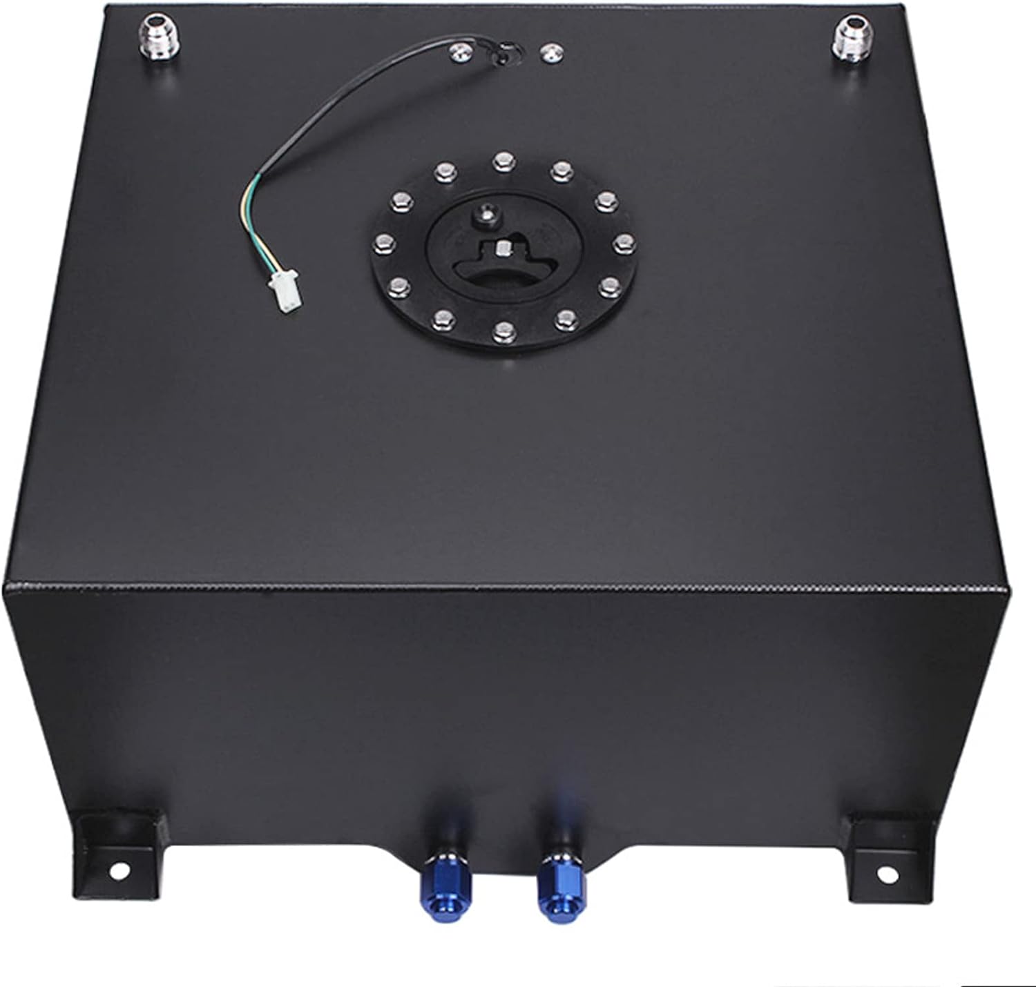 15 Gal Fuel Cell Tank w/ Cap & Sender - Aluminum Black