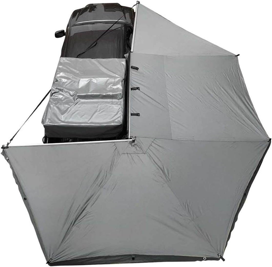 Nomadic OVS 270° Awning - Passenger Side, Dark Gray