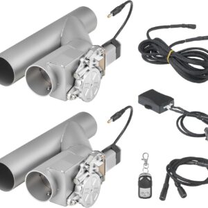 VEVOR 2.5" Electric Exhaust Cutout Kit w/ Remote - Universal Fit