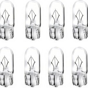 10-Pack White T10 194/168 Bulbs, 5W W5W LED Side Lights