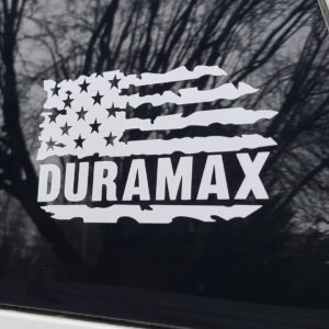 Duramax Truck Flag Decals, Silverado/Sierra Fit