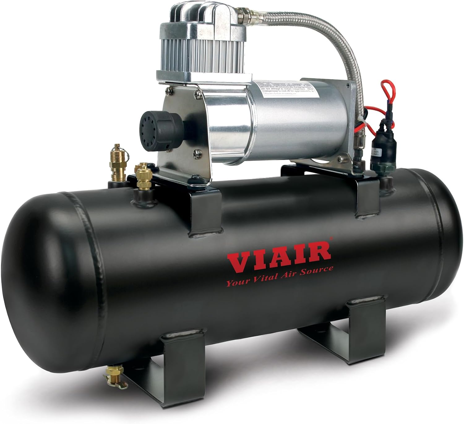 VIAIR 150 PSI High-Flow Air Source Kit - 2 Gal Tank