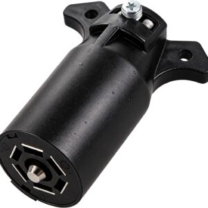 NEW SUN 7-Way Trailer Plug, Heavy-Duty RV Connector
