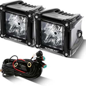 Auxbeam 3" LED Flood Pods, 40W 4800LM Offroad Lights