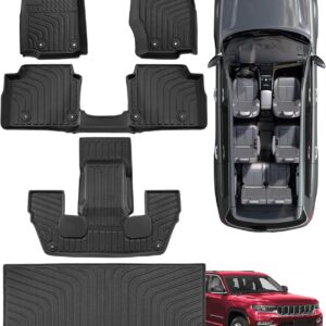 Jeep Grand Cherokee L Custom Fit Floor Mats - All Weather