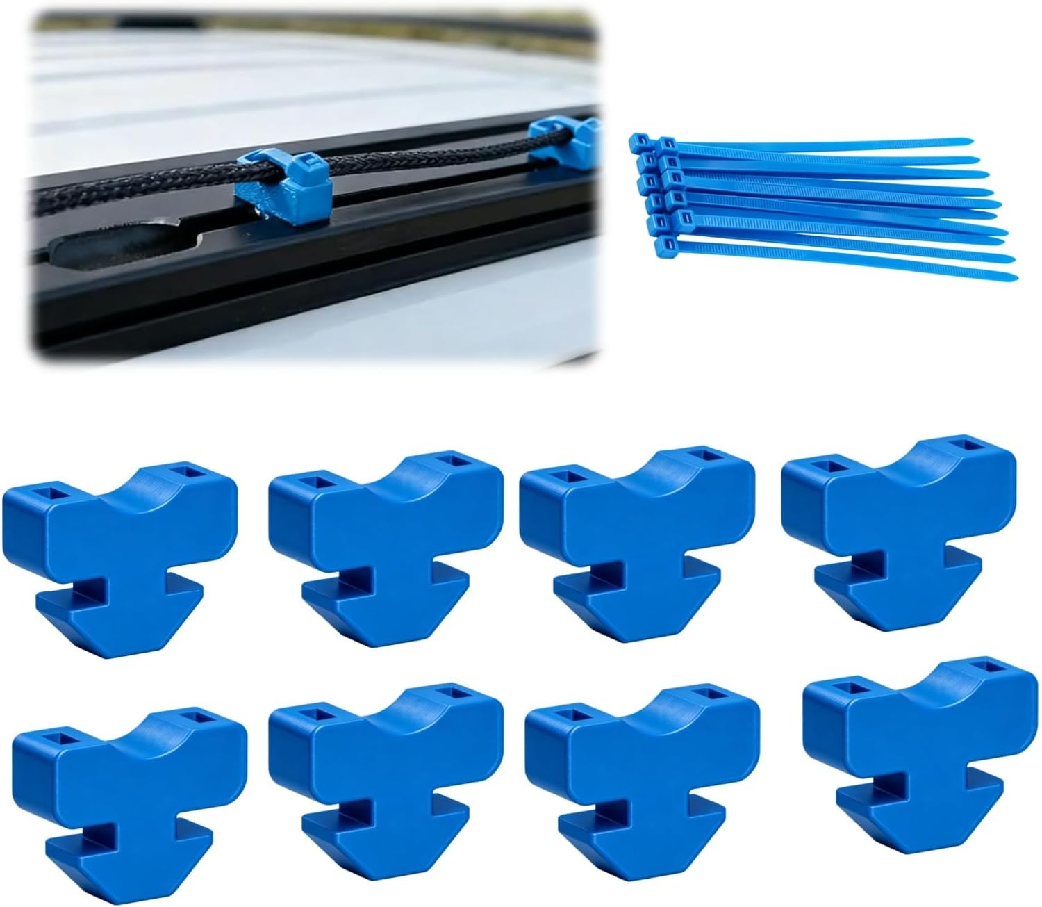 Vehicle Roof Rack Cable Insert Mount - Waterproof Seal Kit
