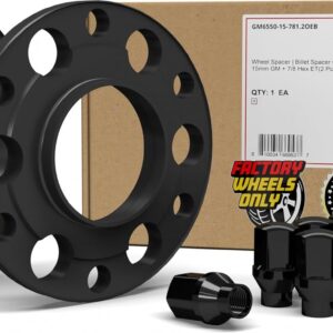 15mm Hub Centric Wheel Spacers Kit Fits GM Trucks & SUVs