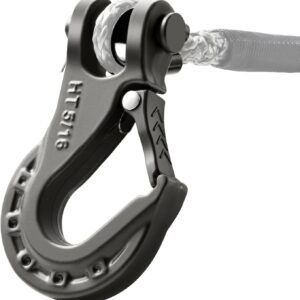 HEDGFOX 5/16" Winch Clevis Hook - 14,000lb Heavy-Duty Steel Hook