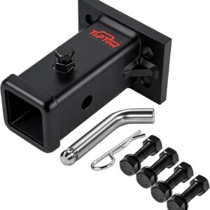 TOWTOW 2in Hitch Receiver Tube w/Anti-Rattle Nut