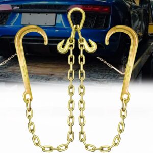 Grade 80 Tow Chain V-Bridle 5/16in x 2ft | 5,400LBS