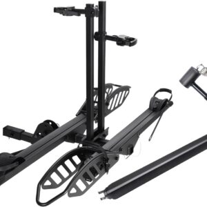 SDU CyberRack E2 Hitch eBike Rack – 2-Bike Carrier, 200 lb Capacity