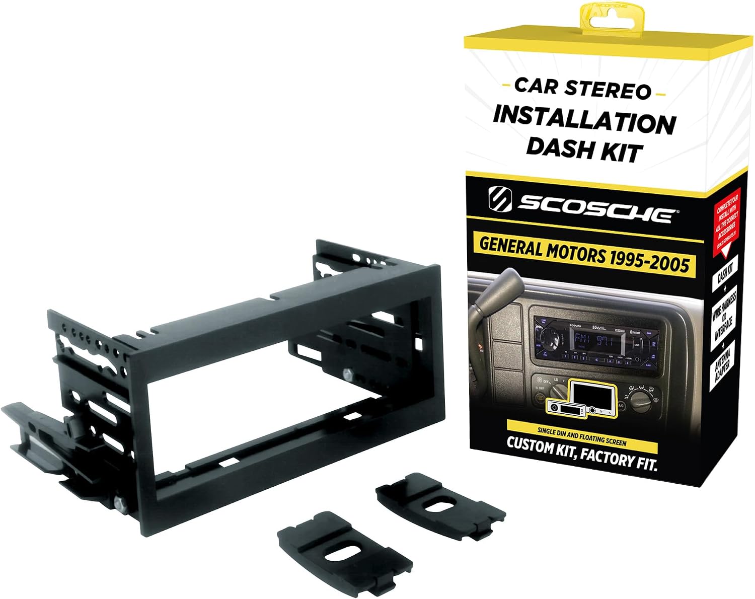 Scosche GM1483B Single DIN Dash Kit for GM Trucks