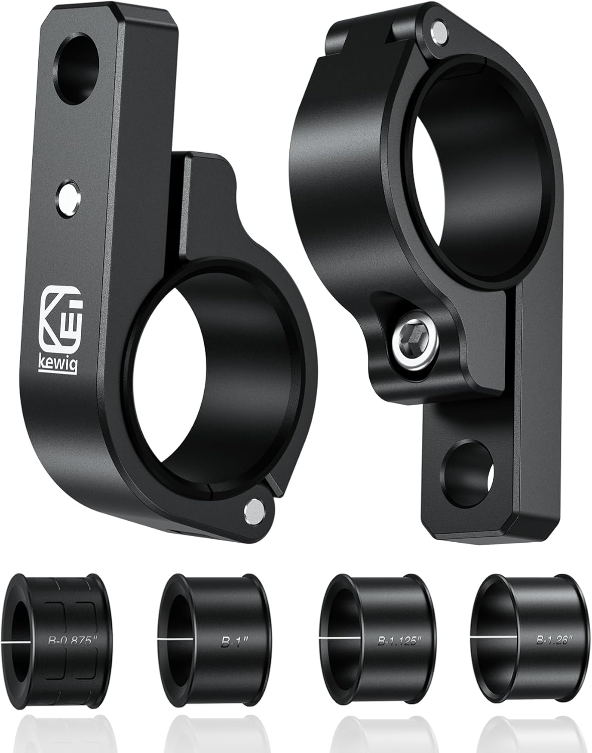 VAZESWIN Aluminum Light Bar Mounts - 360° Adjustable Clamps