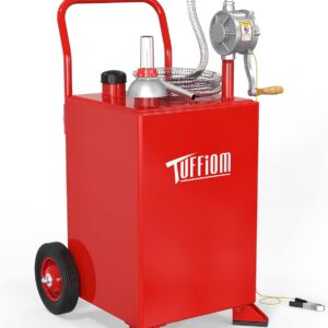 TUFFIOM 20 Gal Fuel Caddy w/Wheels & Pump