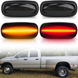 Bestview LED Side Marker Lights for Dodge Ram 2500/3500