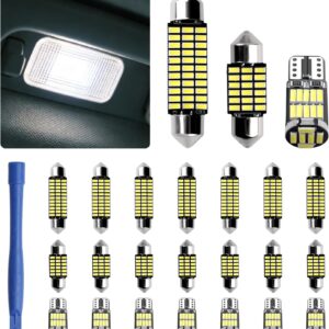 24-Piece LED Car Interior Light Kit - Fits Most Vehicles
