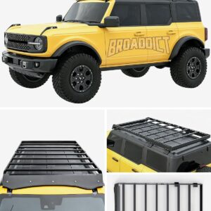 Ford Bronco Overland Roof Rack - Full Length Aluminum Bars