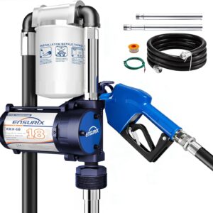 12V 18 GPM Fuel Transfer Pump Kit - Auto Shut-Off
