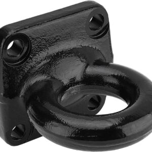 4-Bolt Heavy Duty Pintle Hitch Lunette Ring, 60K lbs