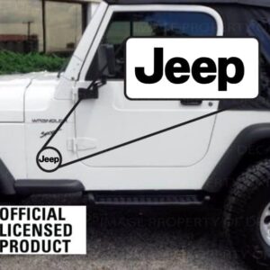 Jeep Wrangler TJ Side Decal Set - Official Licensed (97-06)