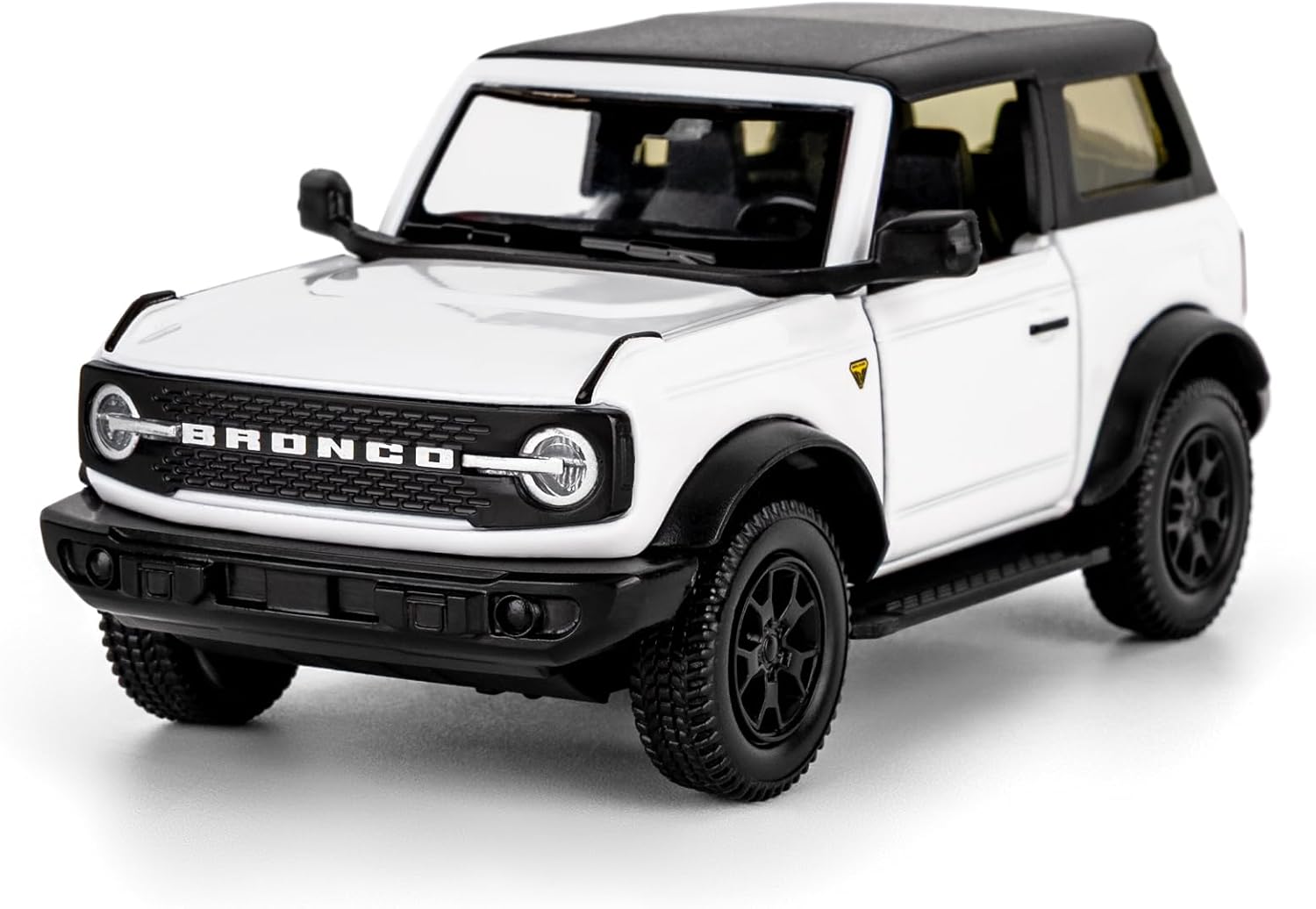 Ford Bronco Badlands Diecast Toy Car (1:36) - White