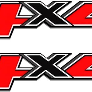 2PCS 4x4 Truck Bedside Decals for Chevy Silverado/Sierra 2014-2018