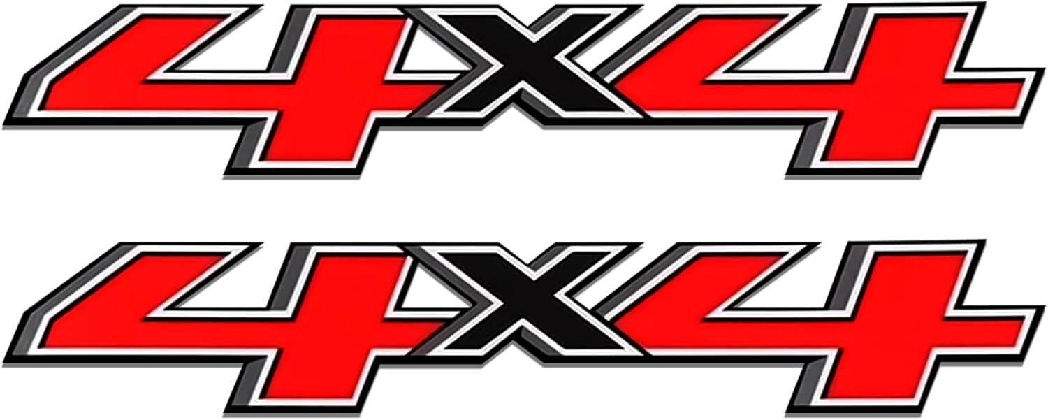 2PCS 4x4 Truck Bedside Decals for Chevy Silverado/Sierra 2014-2018